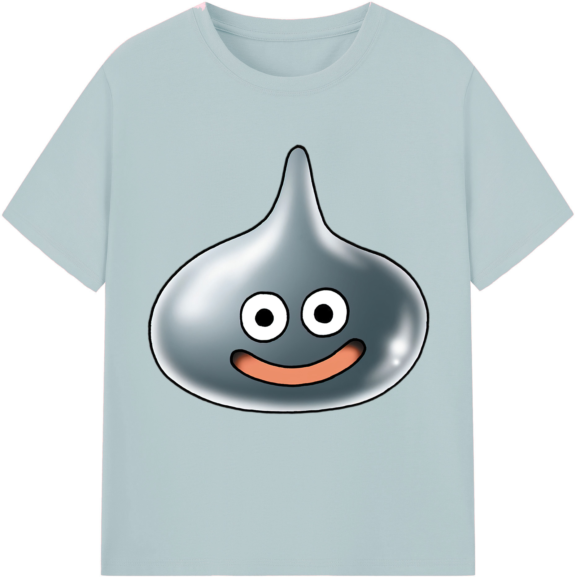 （画像用） ドラゴンクエスト Doragon Kuesuto Dragon Quest 綿100％半袖Tシャツ（フロントプリント）